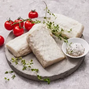 Klippfisk loins i premium kvalitet fra Fiskeruta – tykke, faste loins av norsk klippfisk