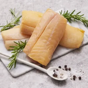 Premium røkt torskeloin, 5kg pakning. Lekkert stykke røkt torsk, klar til servering.